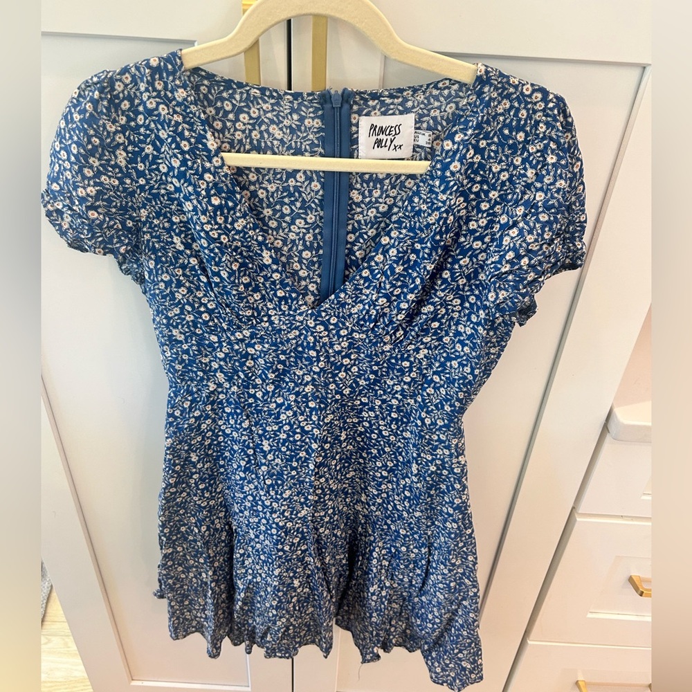 Blue Mini Sun Dress